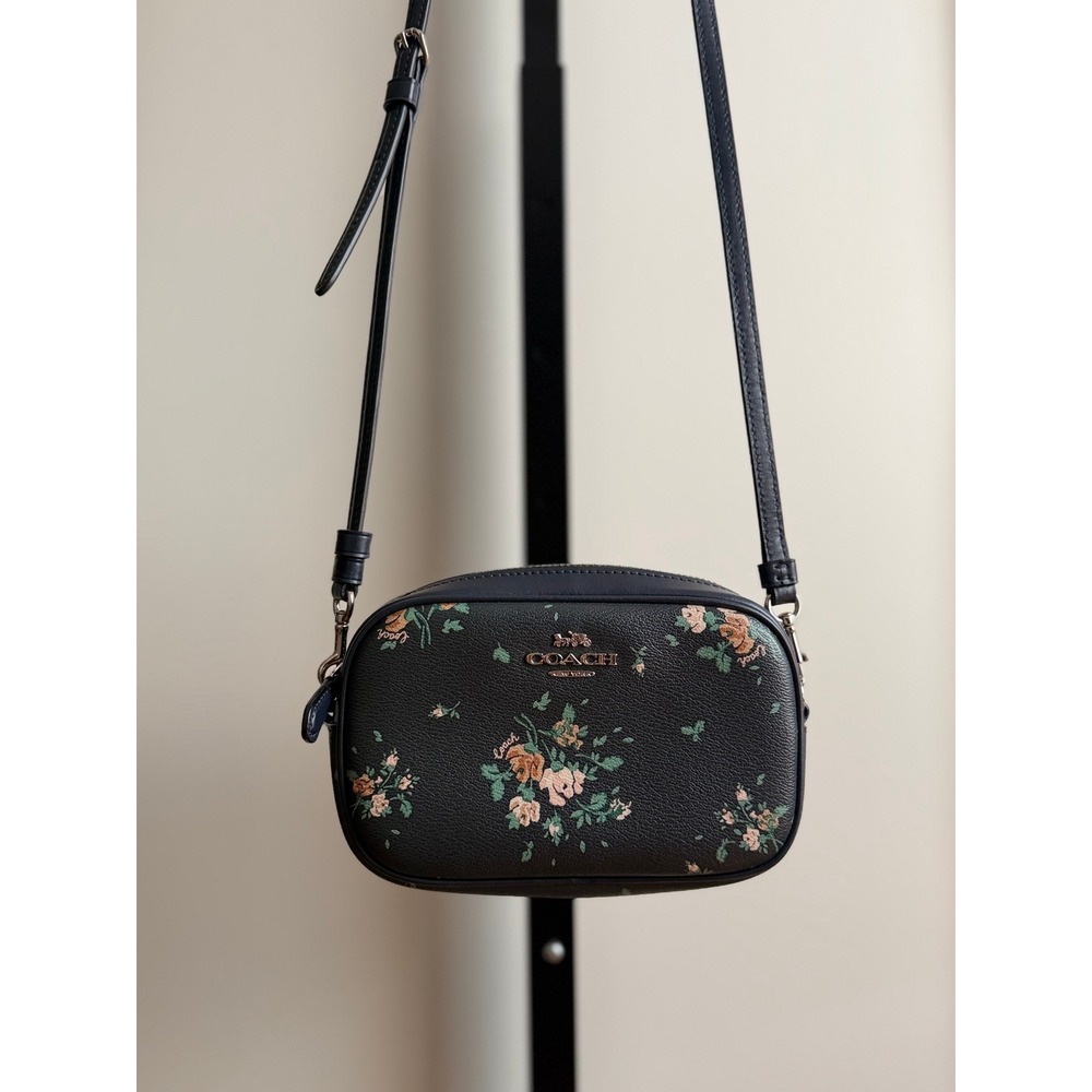 Coach Convertible Belt Bag / Crossbody Bag – Rose Bouquet Print
